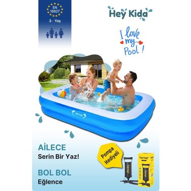 Heykida Swim Safe Dikdörtgen Havuz 262X175X50CM + Manuel Fiyatı