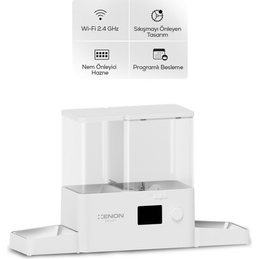 Xenon Smart Otomatik Mama ve Su Kabı | Akıllı 2 In 1 Fiyatı