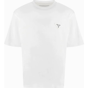 Prada Sport Pamuklu Yuvarlak Yakalı T-Shirt Fiyatı
