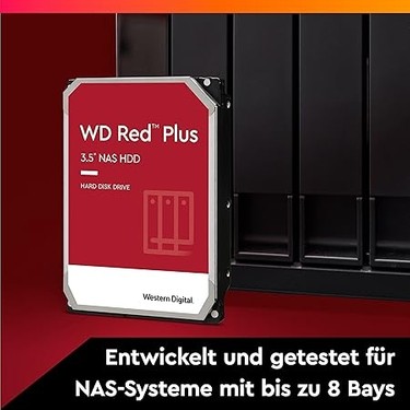 Digital 6tb Wd Kırmızı Artı Nas Dahili Sabit Disk HDD - 5400 Fiyatı