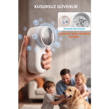 Şarjlı 6 Bıçaklı Tiftik Giderici Tüy Makinesi Kazak Giysi Fiyatı