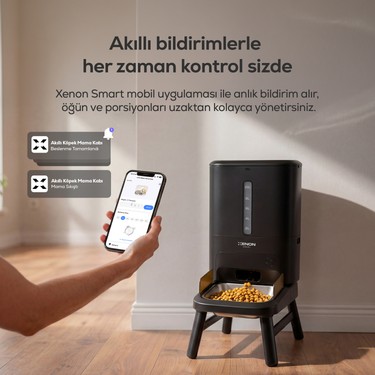 Xenon Smart Köpek Mama Kabı | Akıllı, 15L, Mobil Kontrol, Fiyatı