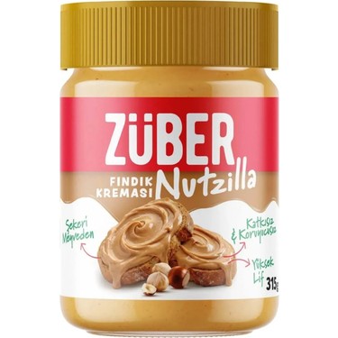 Züber Nutzilla Fındık Kreması 315G x 1 Adet (Yeni) Fiyatı