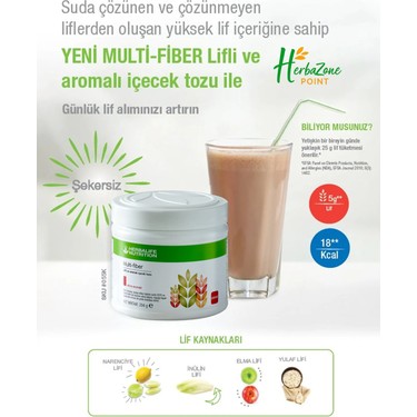 Herbalife Multi-Fiber - Lif Takviyesi ve Elma Aromalı Içecek Fiyatı