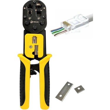 Trklink HS-786C Cat5/cat6 EZ-RJ45-RJ11 Konnektör Sıkma Fiyatı