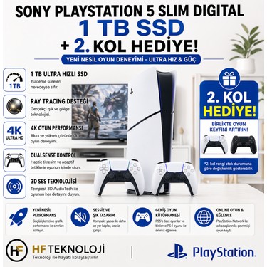 Sony Ps5 Amd Zen 2 Tabanlı 8 Çekirdekli ,slim Digital 1 Tb Fiyatı