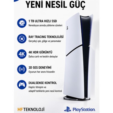 Sony Ps5 Amd Zen 2 Tabanlı 8 Çekirdekli ,slim Digital 1 Tb Fiyatı