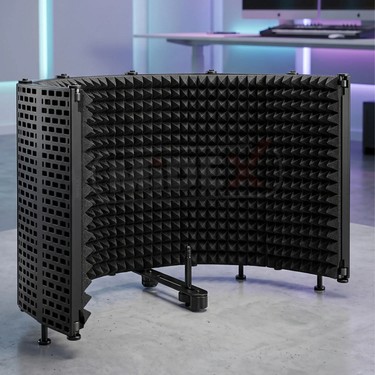 Midex PF-43 Mikrofon Ses Yalıtım İzolasyon Paneli 5 Bölümlü Fiyatı