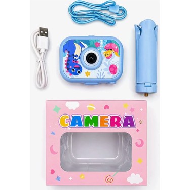 Azurtech Lf-Y6 Çocuklar Için Dijital Fotoğraf Makinesi Pembe