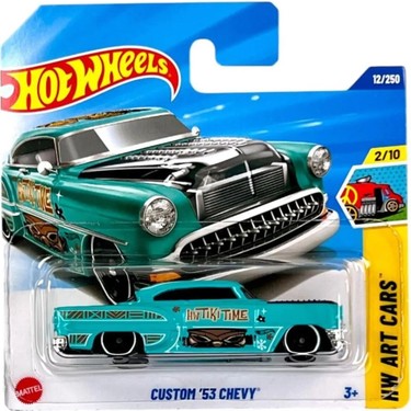 ①☆ Customize Chevy Tracking　　　　　【特典会員限定】 Hot Wheels Tekli Arabalar Custom '53 Chevy Metal Gövde ile Fiyatı