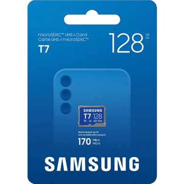 Samsung T7 MB-MB128T/WW Microsd (Microsdxc) 170 Mb/s Fiyatı, 4.9