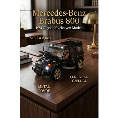 Craftivio Mercedes Brabus G800 1:24 Metal Model Araba - Fiyatı