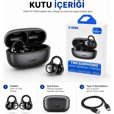 Xkin Xkın-73 Tws Bluetooth Küpe Tasarım Kulaklık Open-Ear Fiyatı
