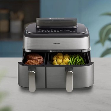 Philips NA555/00 5000 Serisi Çift Hazneli Yağsız Airfryer 6 Fiyatı
