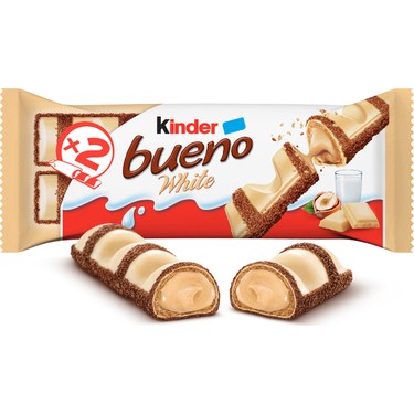Kinder Bueno White Beyaz Çikolata 43,5 gr - 30 Adet Fındıklı Fiyatı