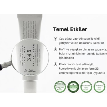 Dr. Althea 345 Relief Cream 50 ml Niacinamide İçeren Fiyatı