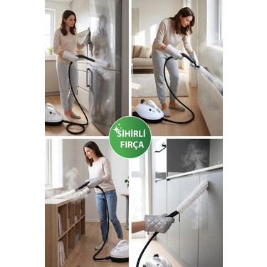Kiwi 2000 W Buharlı Temizlik Makinesi 5 Bar Buharlı Toz Alma Fiyatı
