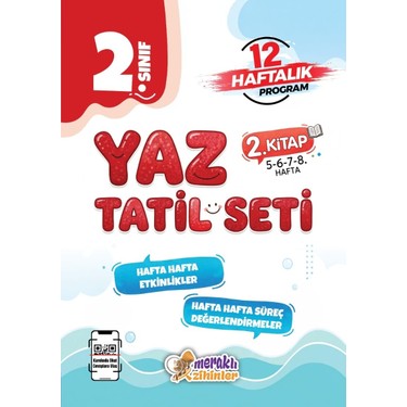 Meraklı Zihinler 2. Sınıf Yaz Tatil Seti 2025-2026 Çalışma Kitabı