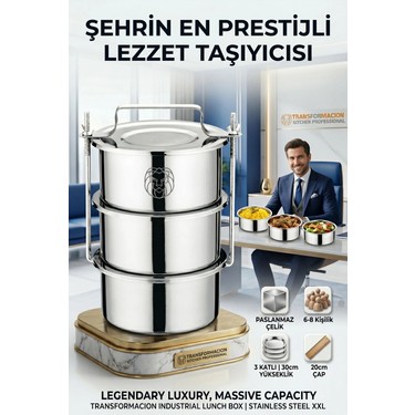 Transformacion Sefer Tası Xxl 20X30 cm Paslanmaz Çelik Fiyatı