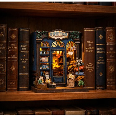 Emirgan Seyahat İzleri Mini Kitap Köşesi (Book Nook) DIY Kit Fiyatı