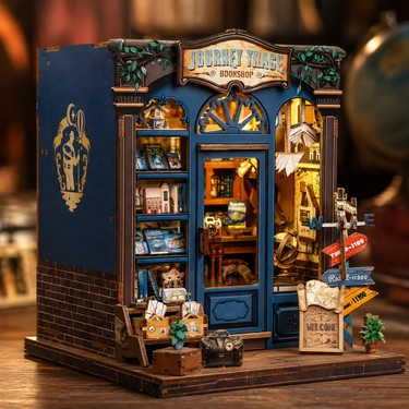 Emirgan Seyahat İzleri Mini Kitap Köşesi (Book Nook) DIY Kit Fiyatı