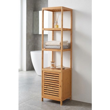 Digithome Bambu Çok Amaçlı Tek Kapaklı 4 Raflı Organizer Fiyatı