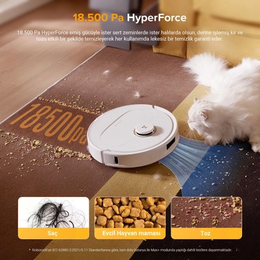 Roborock Qrevo C Pro Akıllı Robot Süpürge 18.500 Pa - Beyaz Fiyatı