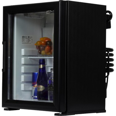 Ism Siyah Cam Kapılı Minibar Mini Buzdolabı Otel Tipi SM-40G Fiyatı
