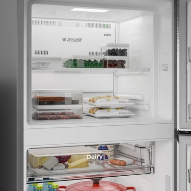 Arçelik 566406 MI Çift Kapılı Buzdolabı 406 lt E Enerji Fiyatı