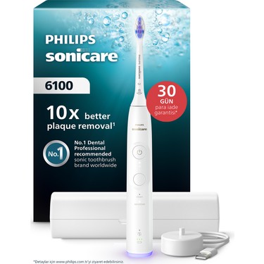 ★未使用★PHILIPS sonicare 6100 Philips Sonicare 6100 Serisi Şarjlı Diş Fırçası, 21 Gün Fiyatı