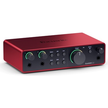 Focusrite Scarlett 2i2 Gen 4 Ses Kartı Fiyatı - Taksit Seçenekleri