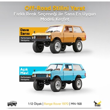 Mn Model MN168 1/12 Range Rover Classic 1970 4WD Crawler Fiyatı
