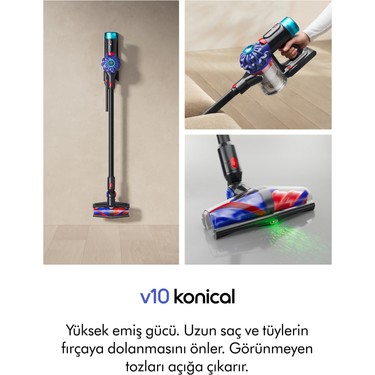 Dyson V10 Konical™ Kablosuz Süpürge Fiyatı - Taksit Seçenekleri