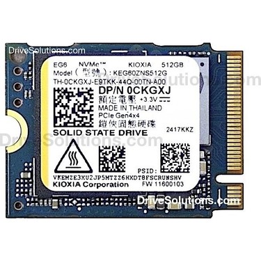 Kıoxıa KEG60ZNS512G 2230 512 GB 4800 Mb/s 4000 Mb/s Fiyatı