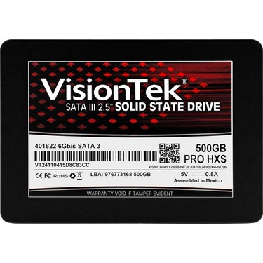 ⭕️ Macmini2014,4GB,256GB SSD,500GB HDD Visiontek 500GB Pro Hxs 2.5 Sata Iıı SSD – 401822 Fiyatı