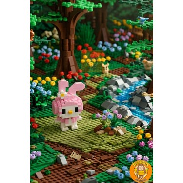 Bricks My Melody Karakter Figürü 3D Yapboz Puzzle Yapı Fiyatı