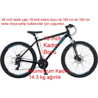 Salcano Ng Team 200-21 26HD 18 Kadro Hidrolik Disk Fren Dağ Fiyatı