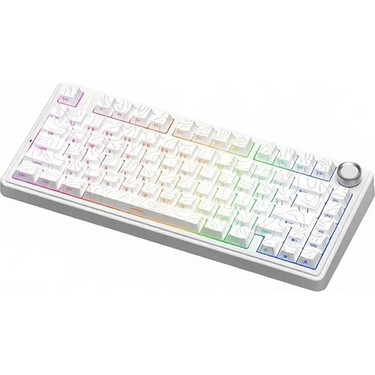 Aula F75 Mekanik Kablosuz Makrolu Klavye Oyun İçin RGB TKL Fiyatı
