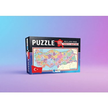 ★MAP MATE／SQUASH「GUTS vol.1 vol.2」25周年記念 Blue Focus Eğitici Türkiye Haritası Yapboz 123 Parça 2-7 Yaş Fiyatı