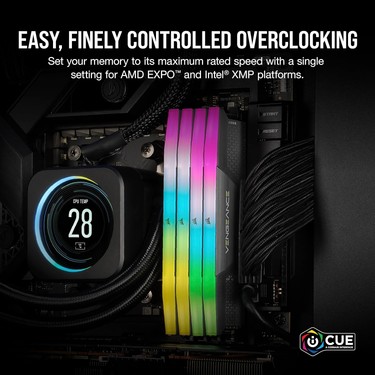 Corsair Corsaır Vengeance Rgb 16GB (1 x 16GB) Ddr5 6000 Fiyatı