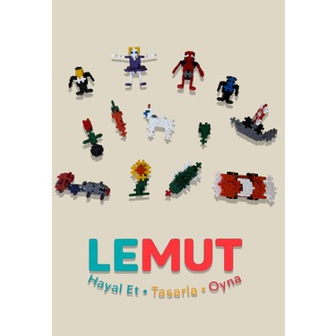 Lemut Blockland 400 Parça ( Kutusuz ) Pixel Yaratıcı Tasarım Fiyatı