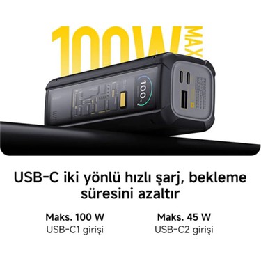 Xiaomi Power Bank 25000 Mah 212W Hypercharge Siyah Yüksek Fiyatı