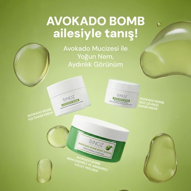 Sinoz Avokado Bomb - Nemlendirici Canlandırıcı Göz Çevresi Fiyatı
