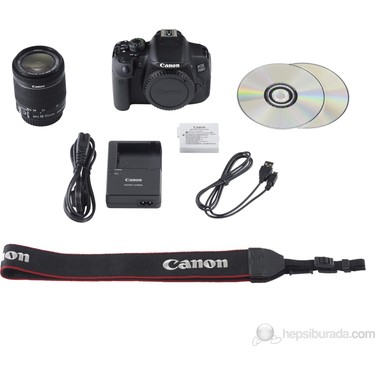 Canon Eos 700D 18-55 IS STM DSLR Fotoğraf Makinesi 5184 x Fiyatı