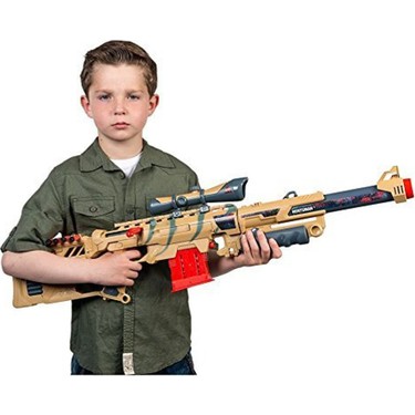 Huntsman 50 ボルトアクション スナイパー 高威力 組み立て 分離可能 Lanard Toys Huntsman 50 3'ü 1 Arada Silah Fiyatı