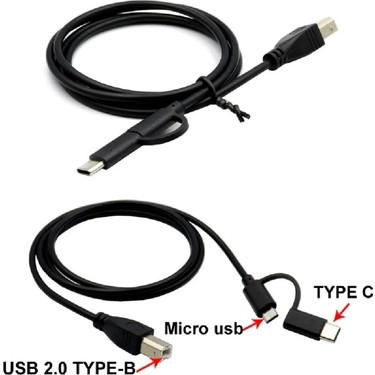 Alfais 5133 Type C + Micro USB Yazıcı Printer Bağlantı Fiyatı