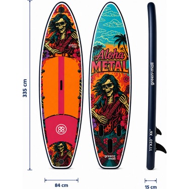 Greenmall Aloha Metal Şişme SUP Board / Paddle Board 330 cm Fiyatı