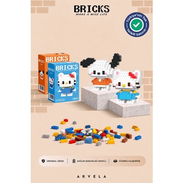 Arvela Bricks Sanrio Serisi: Pochacco & Mavi Hello Kitty Fiyatı