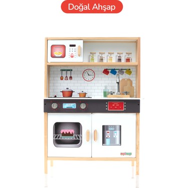 Rozitoys Ahşap Oyuncak Mutfak 2-4 Yaş Kız Çocuklar İçin Led Fiyatı