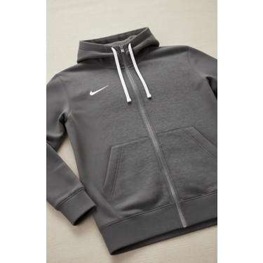 Nike M Nk Flc PARK20 Fz Hoodie Erkek Futbol Ceketi Gri Düz Fiyatı